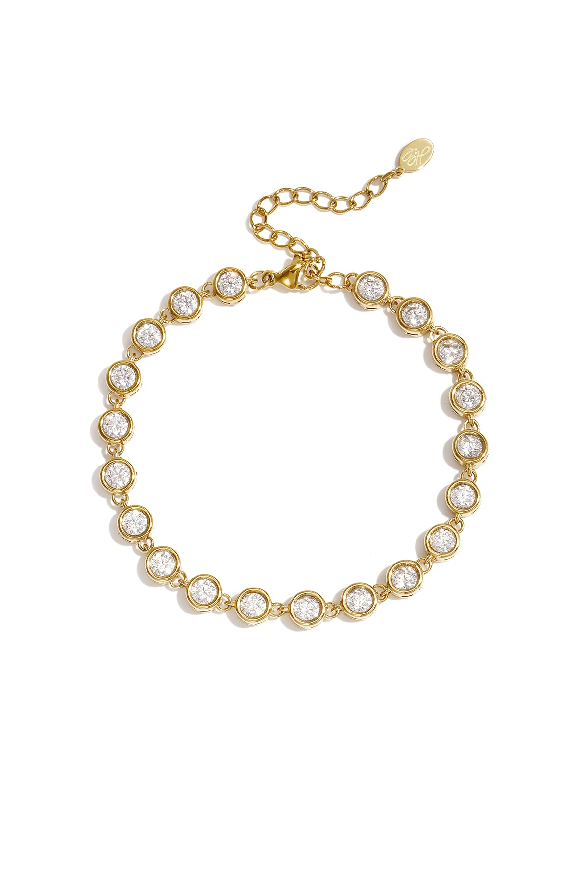 Pulseras de cadena de acero inoxidable Circle Simple Daily Simple Series Joyería para mujer