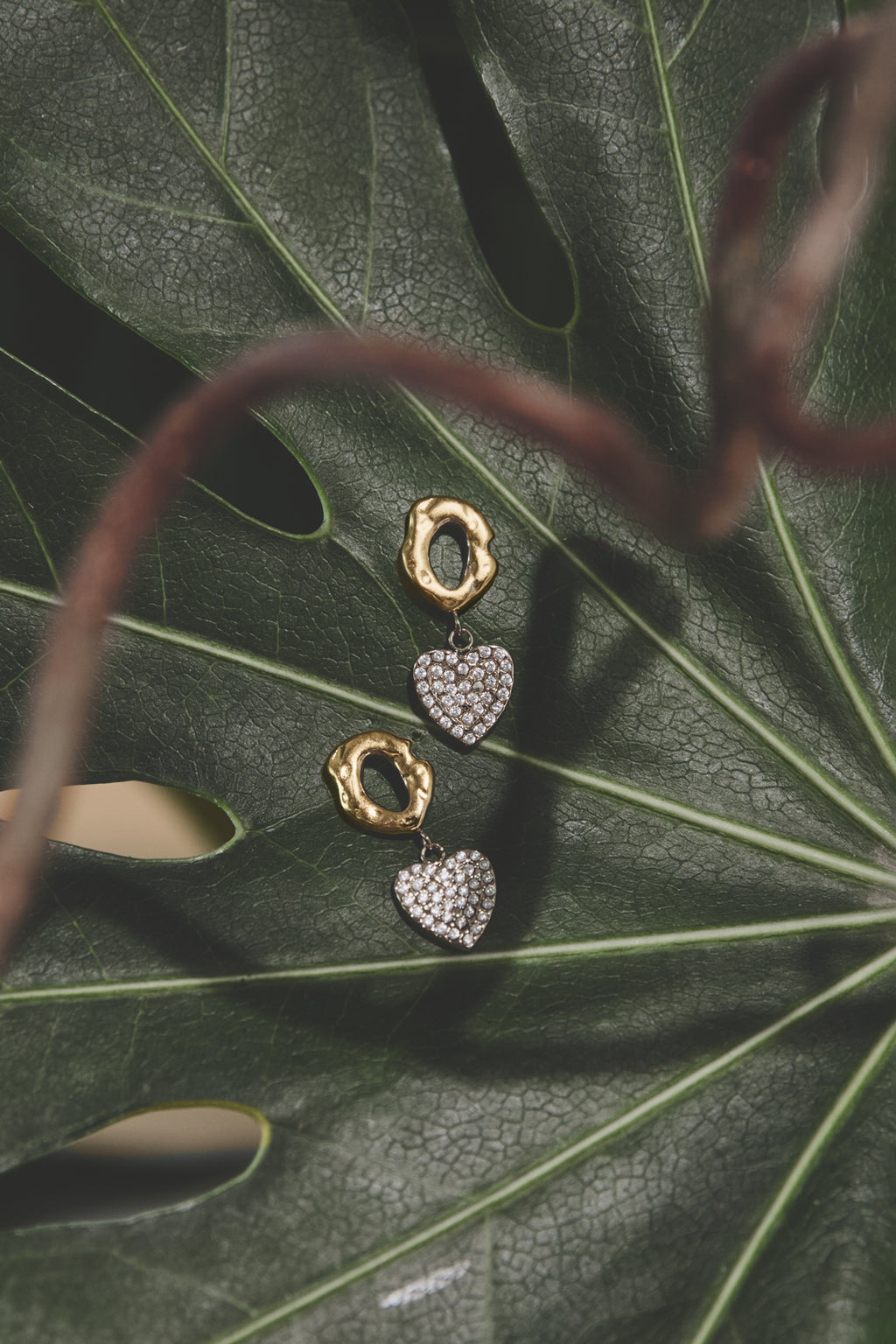 Pendientes colgantes de acero inoxidable con forma de corazón, sencillos, de la serie Daily Simple, joyería para mujer.