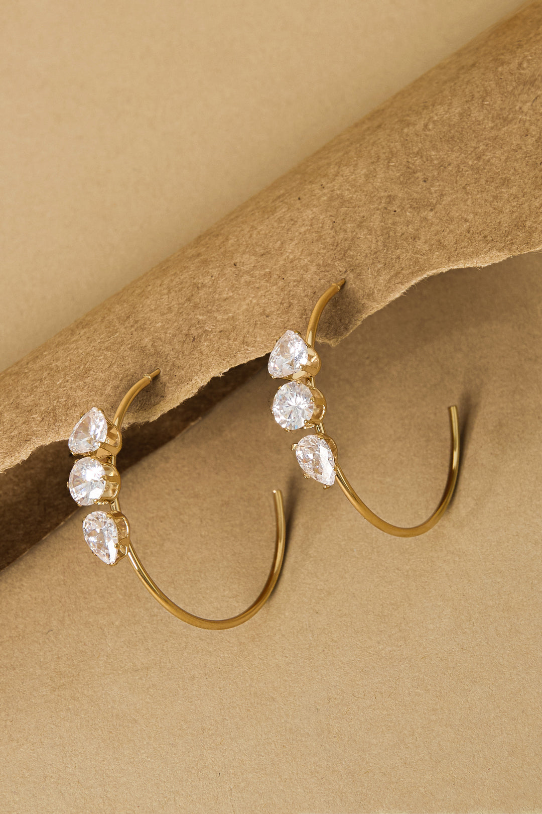 Pendientes de aro de acero inoxidable Circle Simple Daily Simple Series Joyería para mujer