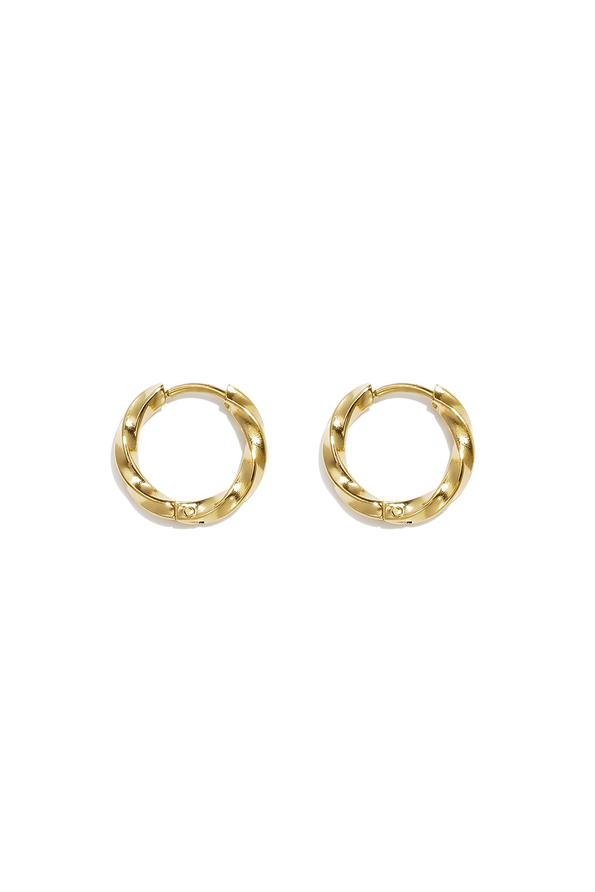 Conjunto de pendientes de acero inoxidable Circle Simple Daily Simple Series Joyería para mujer