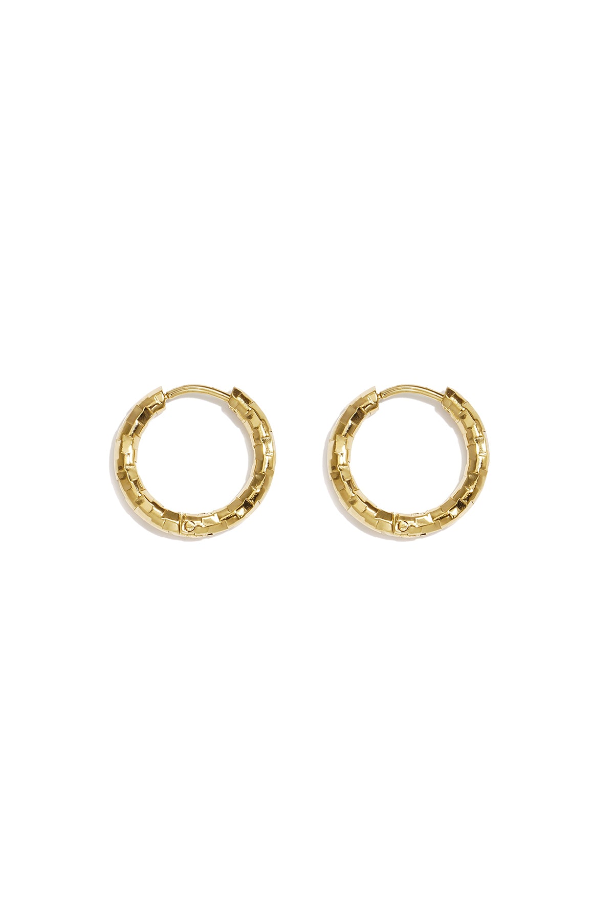 Conjunto de pendientes de acero inoxidable Circle Simple Serie Simple Joyería para mujer