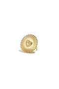 Elegant Gold-Toned Adjustable Statement Ring