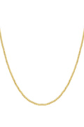 Collar de cuentas macizas de 5 mm