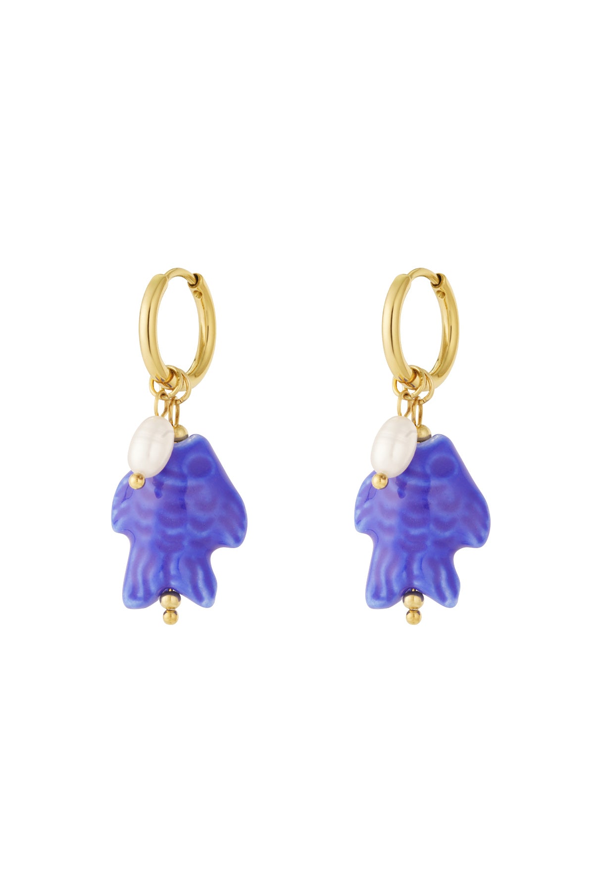 Pendientes de pez perla