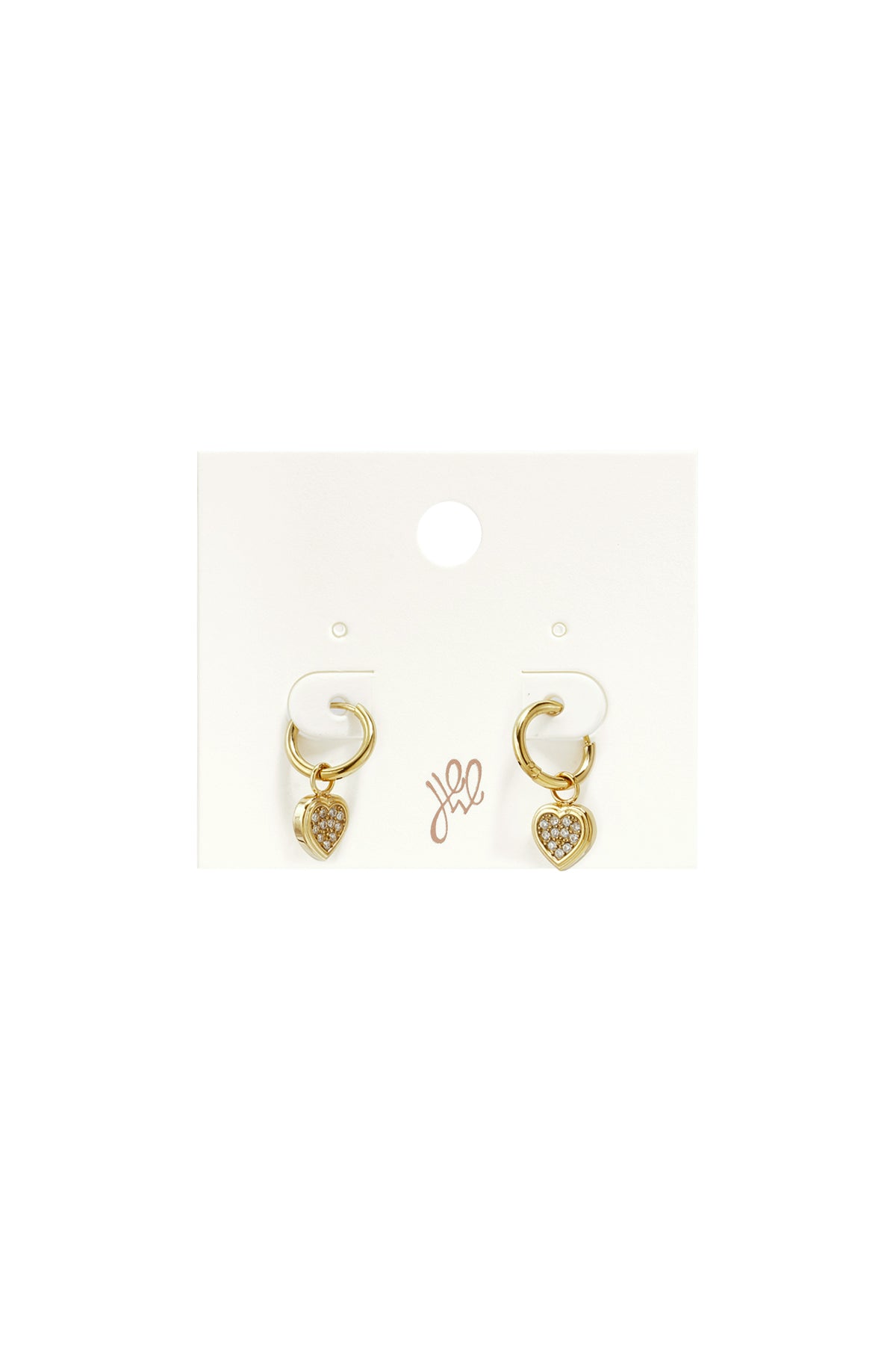 Pendientes colgantes de acero inoxidable con forma de corazón, sencillos, de la serie Daily Simple, joyería para mujer.