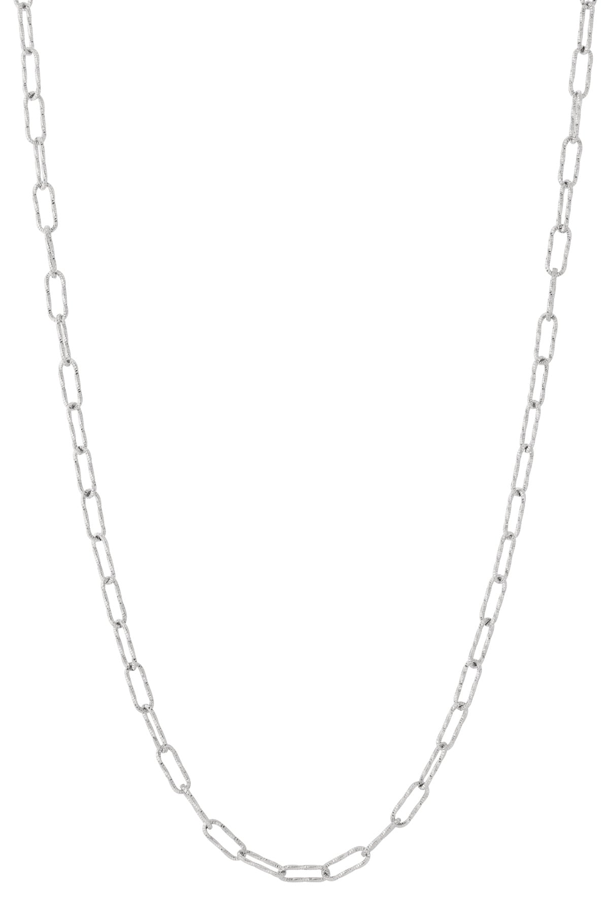Elegant Long Necklace in Silver & Gold for Everyday Wear