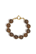 Stylish Leopard Print Beaded Bracelet for Fall