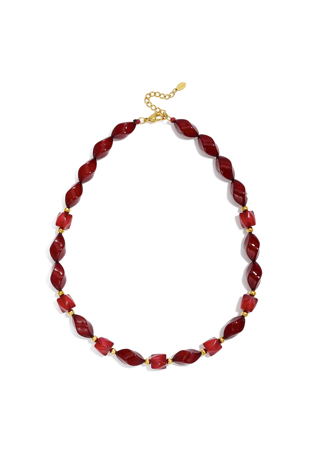 Collares de cuentas acrílicas de forma irregular, sencillos, de la serie Daily Simple, joyería para mujer.
