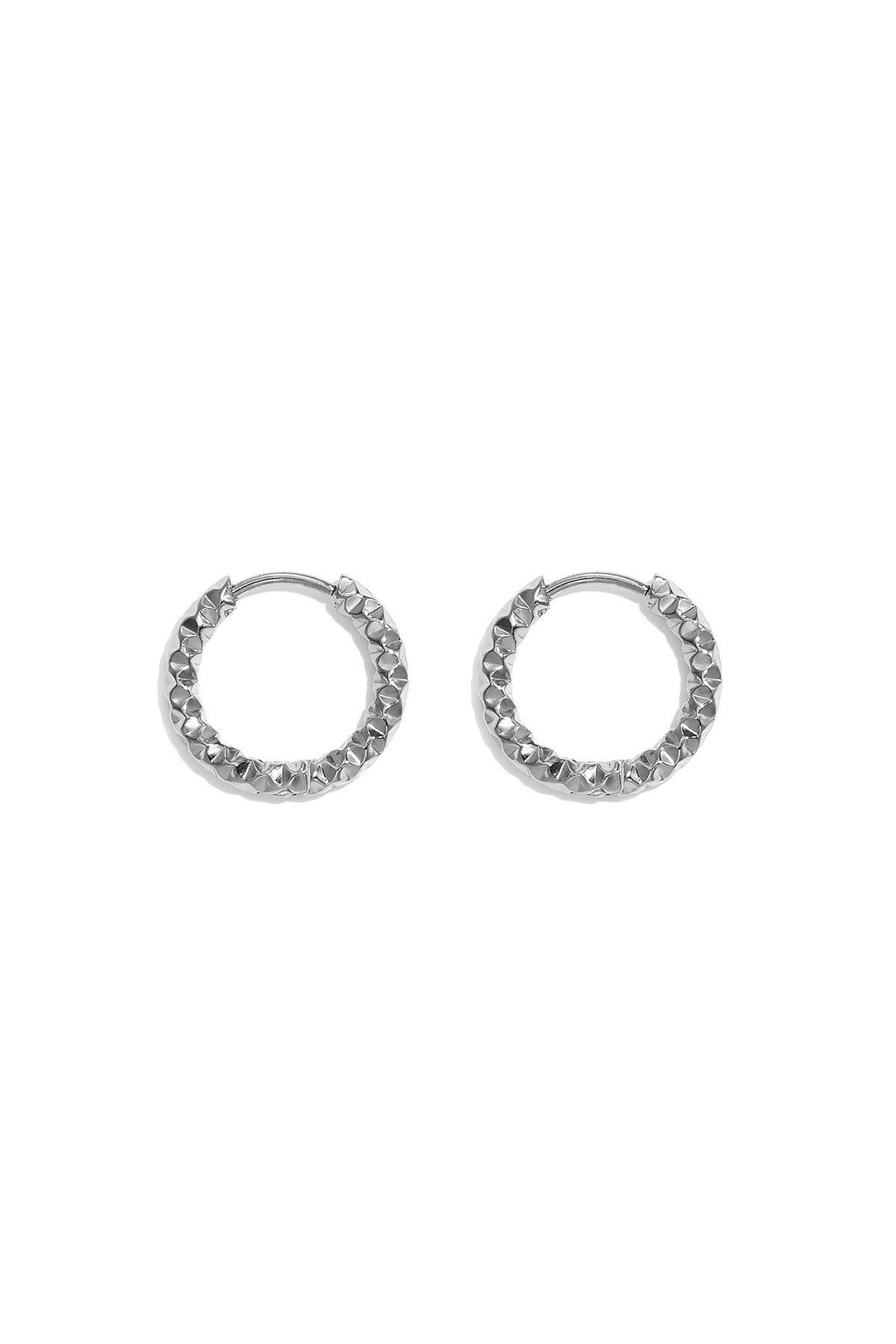 Pendientes de aro de acero inoxidable Circle Simple Daily Simple Series Joyería para mujer