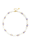 Elegant White Beaded Necklace for Summer Romance